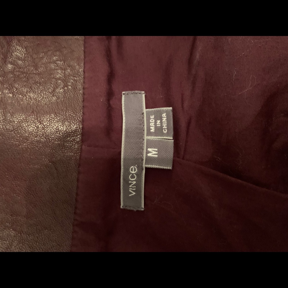 Vince Rib Panel Leather Jacket - image 8